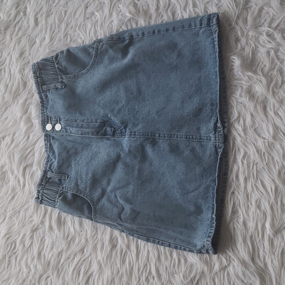 Denim mininskirt